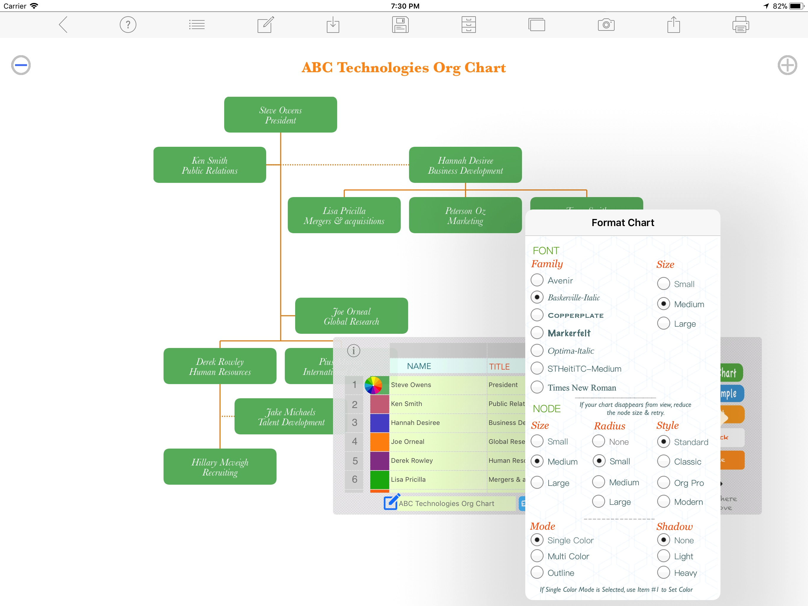Org Chart Maker screenshot 3