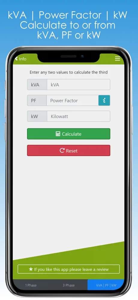 kVA Calculator