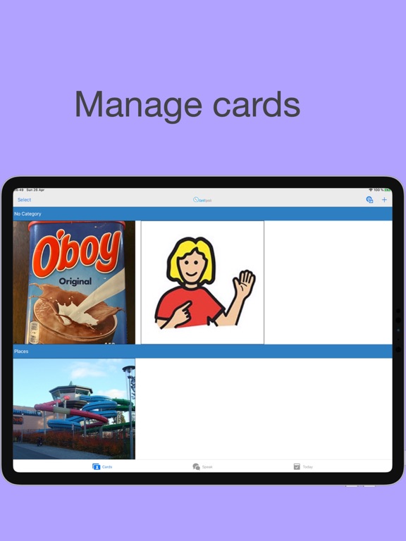 Screenshot #4 pour CardSpeak - An Autism App