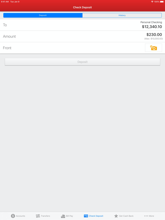 FirstLight Mobile Banking iPad screenshot 7 - Finance app