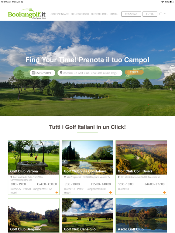 Screenshot #4 pour Bookingolf.it