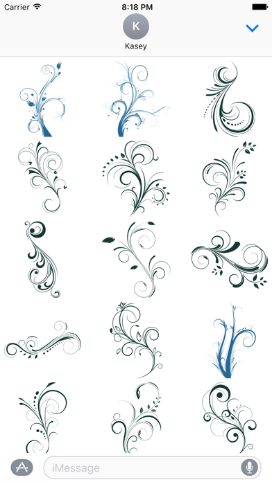 Floral Stickers Screenshot