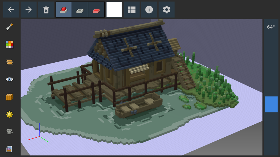#1. Goxel 3D Voxel Editor (iOS) By: Noctua Software Ltd