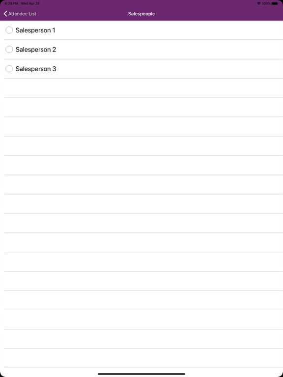Capture Leads iPad screenshot 4 - Business app