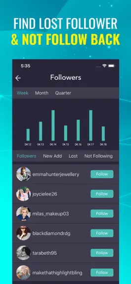 Game screenshot Followers Track for Instagramº apk