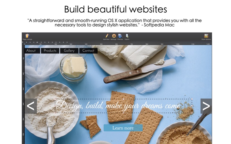 Screenshot #1 pour HTML Egg 2 - Website Designer
