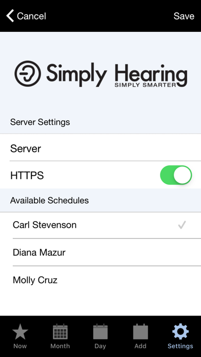 App screenshot