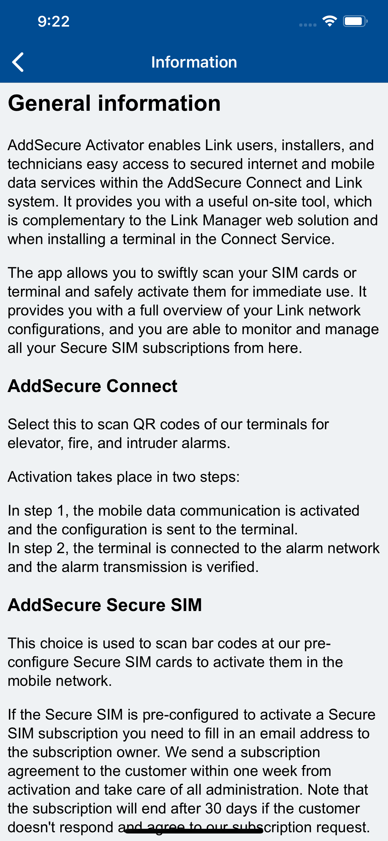 AddSecure Service Activator