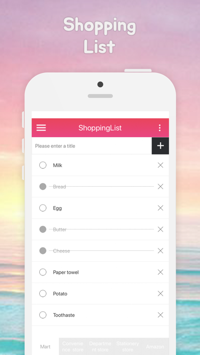 Screenshot #1 pour Shopping List - App