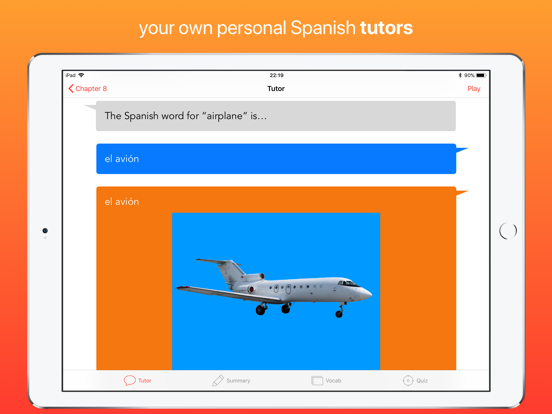 Mirai Spanish iPad app afbeelding 2