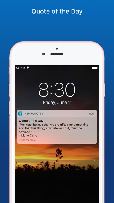 inspirQuotes: Inspiring quotes Screenshot