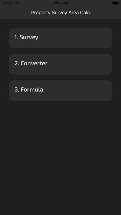 Property Survey Area Calc