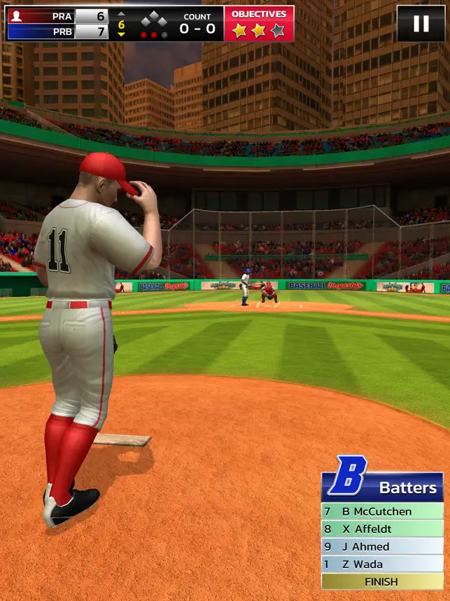 Baseball Megastar 19, game for IOS