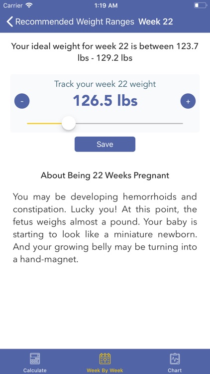 Pregnancy BMI : Weight Tracker screenshot-4