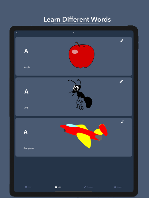 Saral Barnamala iPad screenshot 5 - Education app