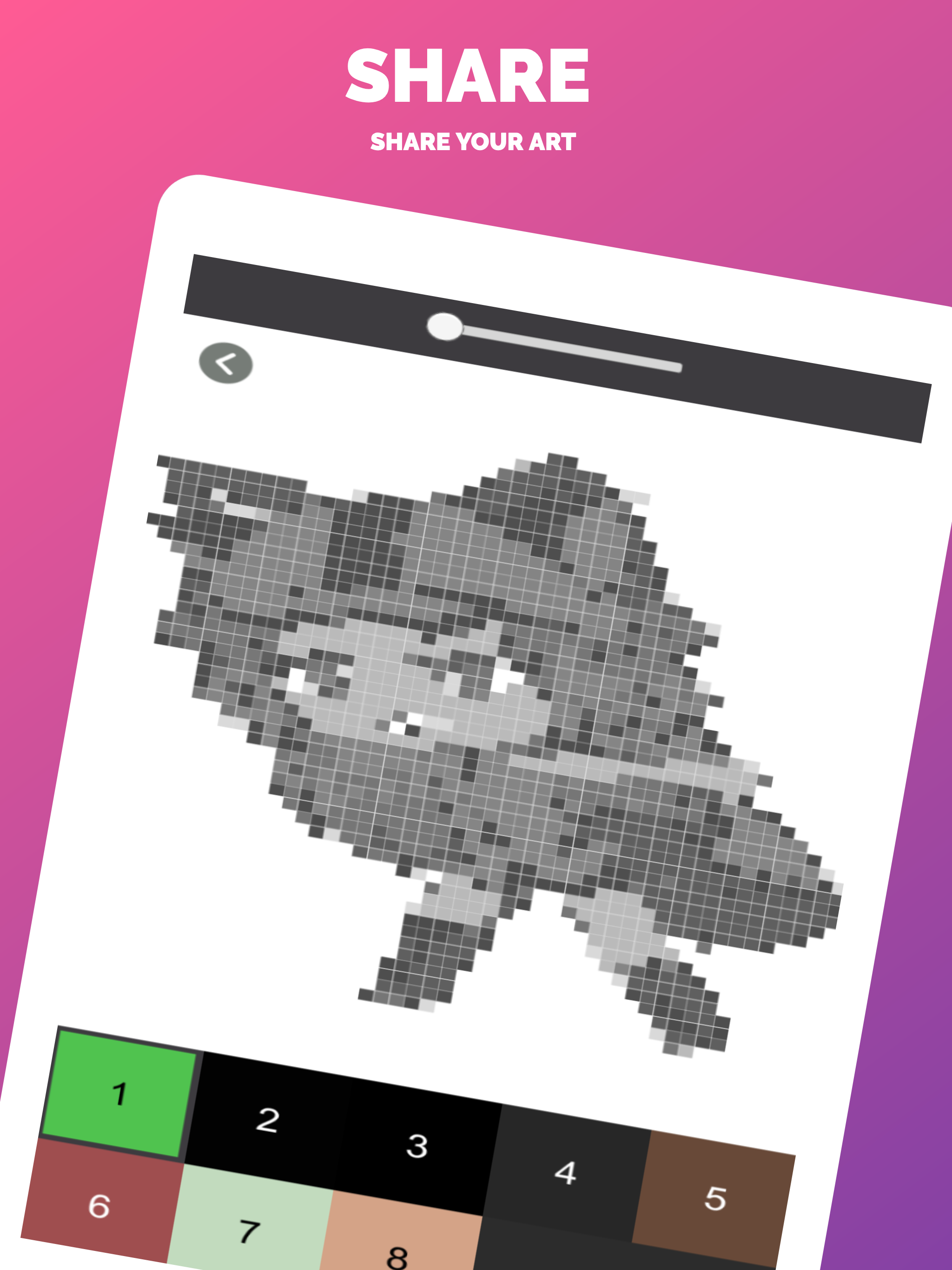Gacha Pixel Art Coloring