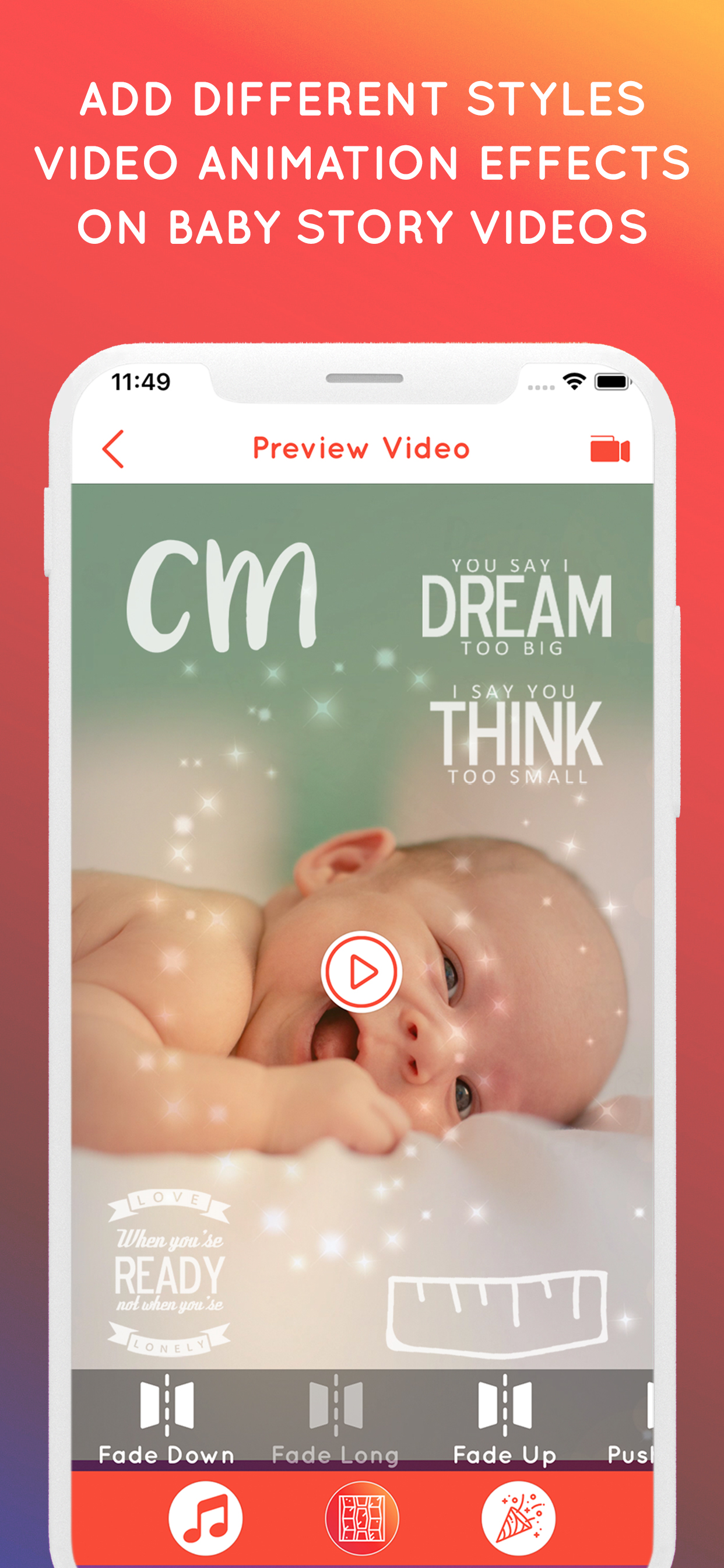 Baby Story Photo Video Maker