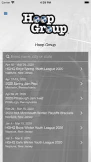 hoop group iphone screenshot 1