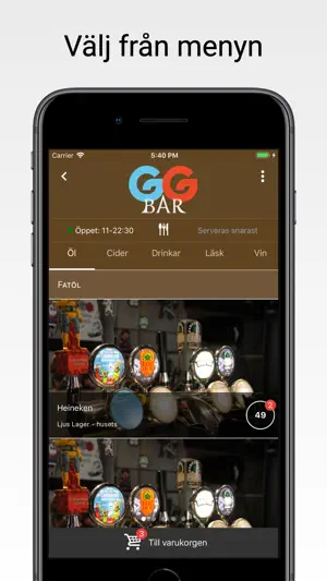 GG Bar screenshot 1