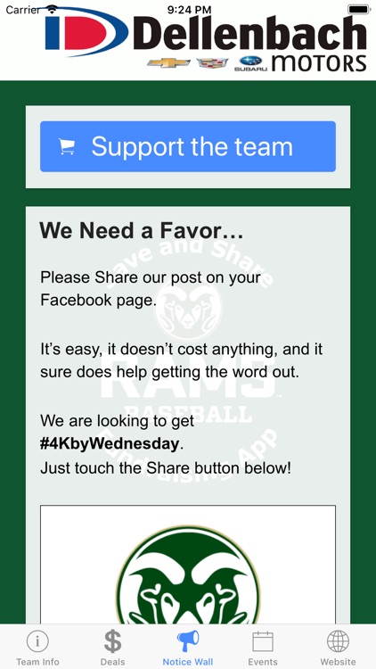 CSU Baseball ShareBoost