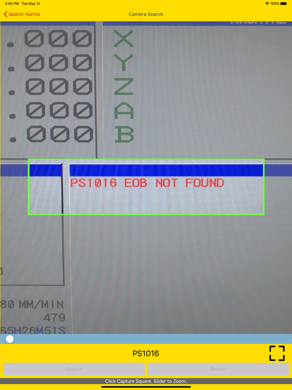CNC Alarm Tool iPad screenshot 7 - Reference app