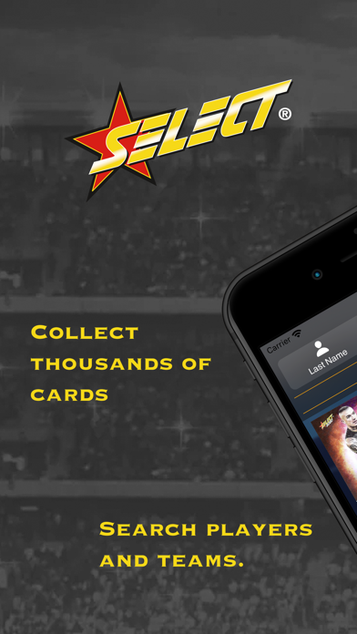 Select Collector Cards Screenshot