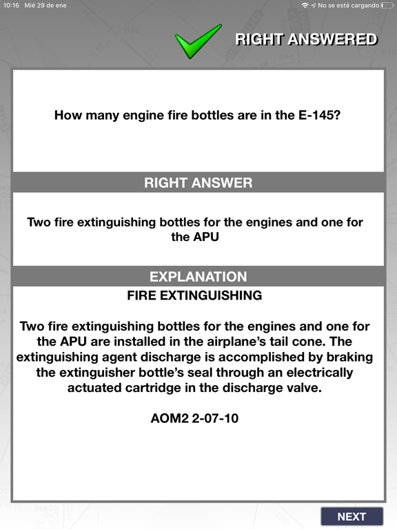 Screenshot #4 pour EMB 145 Training Guide Lite