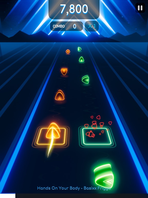 Screenshot #4 for Beat Blade 3D : Beat Swiper 3D