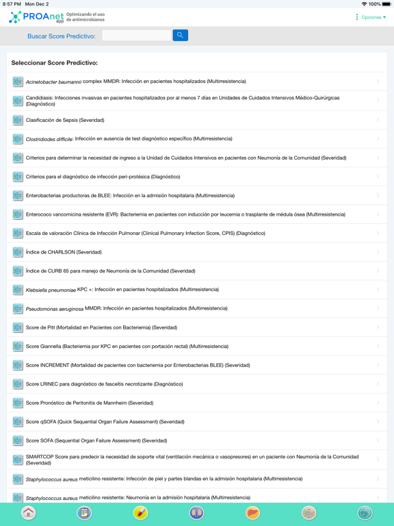 PROAnet app iPad screenshot 8 - Medical app