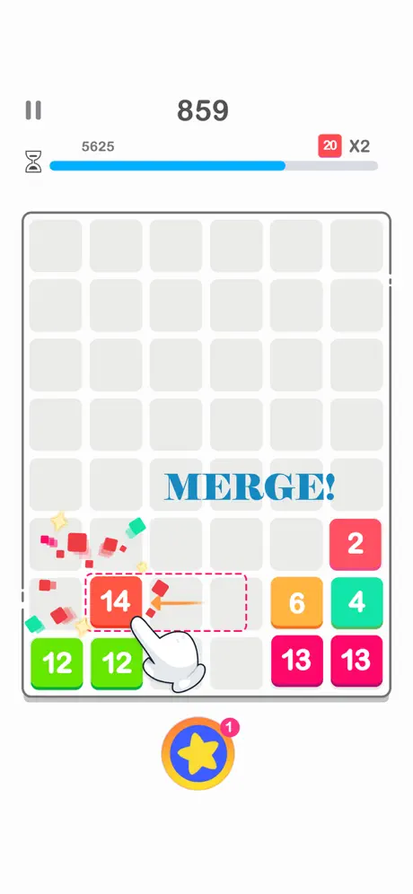 Drag n Merge: Bubble