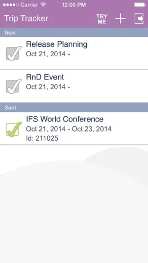 IFS Trip Tracker 10 screenshot 1