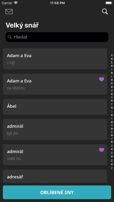 Screenshot #1 pour Velký snář