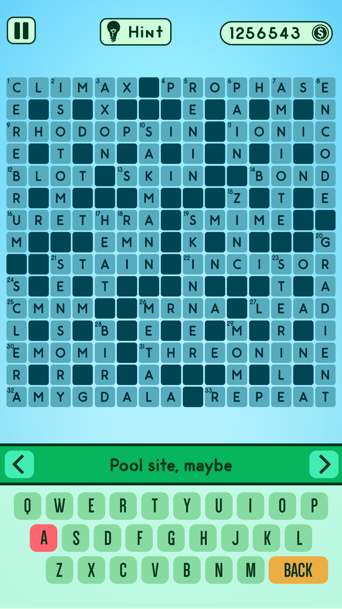 Cross Word Puzzle Master Fill official gameplay screenshot 7