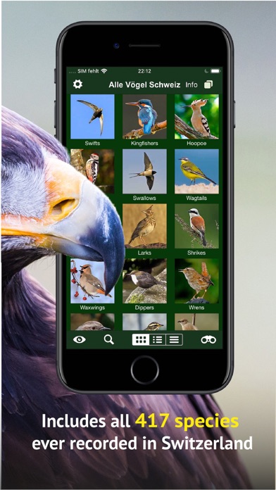 All birds CH - photo guide Screenshot