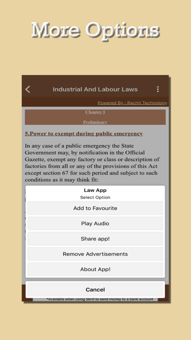 Law-App Screenshot