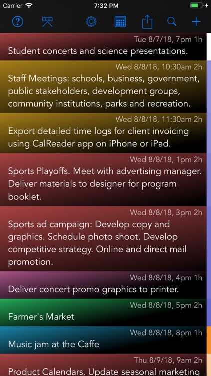 CalReader - Calender logs screenshot-9