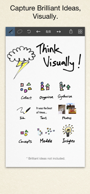 ‎Schermata di Inkflow Plus Visual Notebook