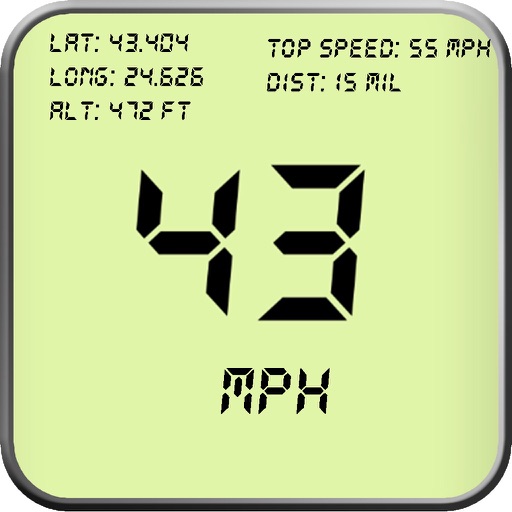 Digital GPS Speedometer iOS App