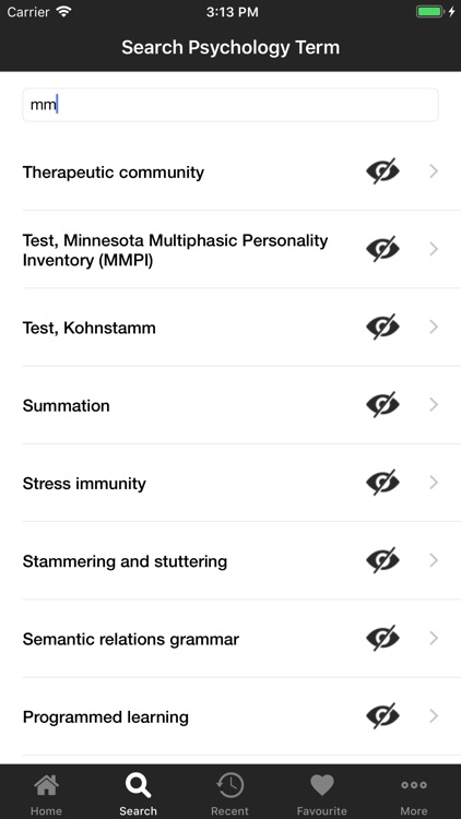 Psychology Terms Meaning screenshot-3