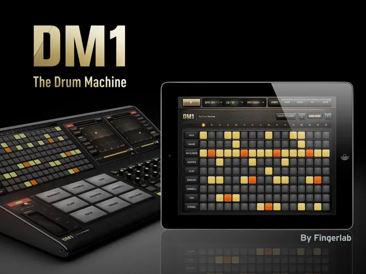 Скриншот DM1 - The Drum Machine на iPhone 1