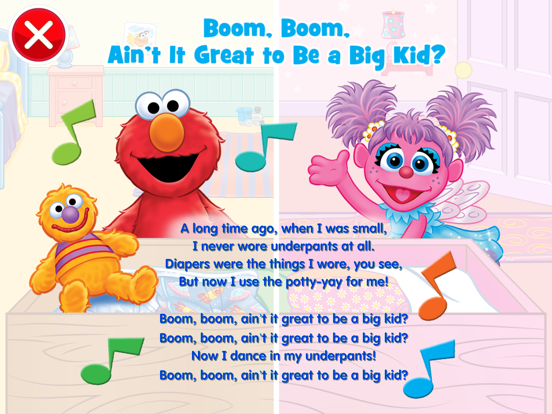 Potty Time with Elmo iPad app afbeelding 5