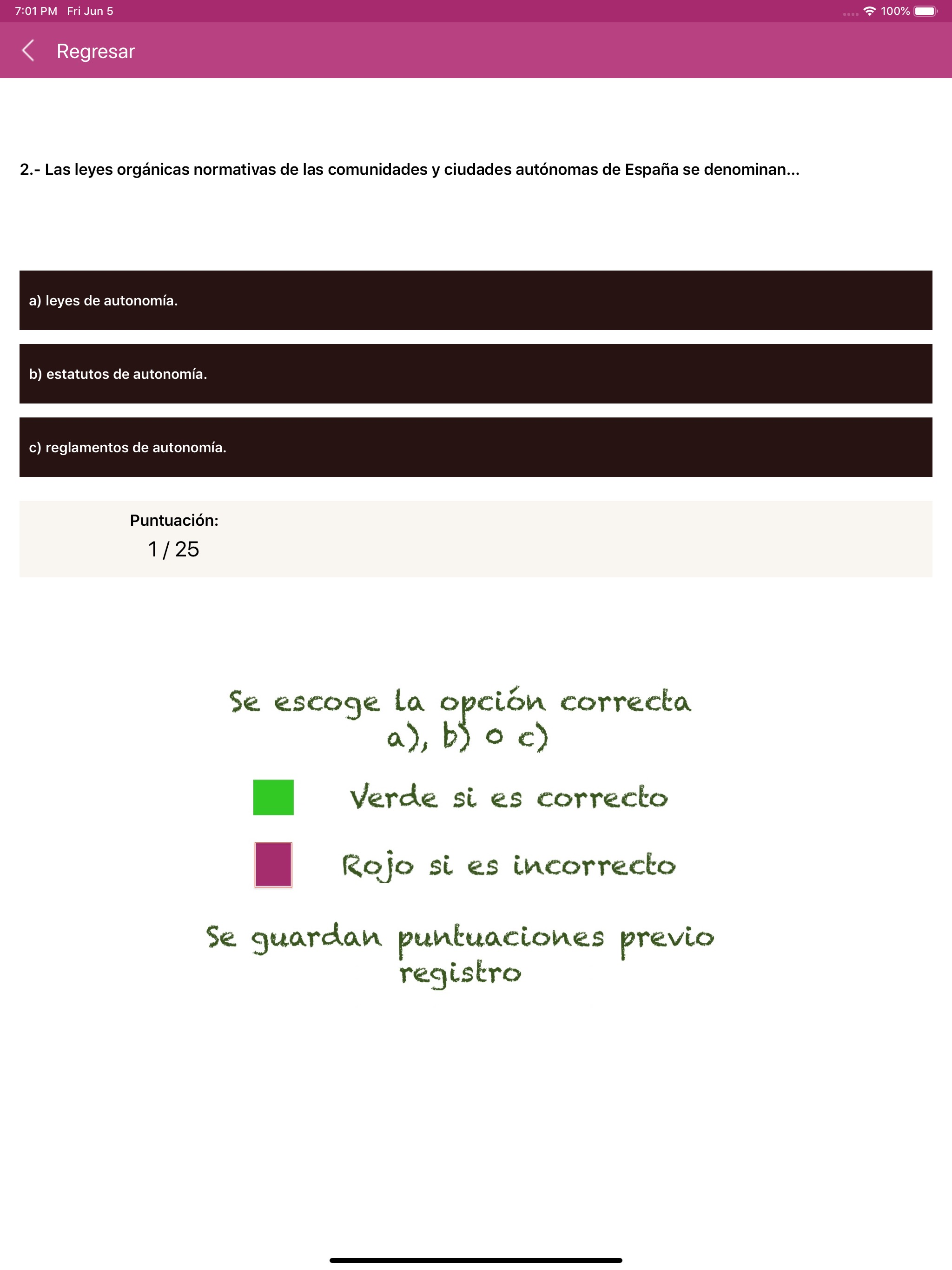 Prueba CCSE screenshot 8