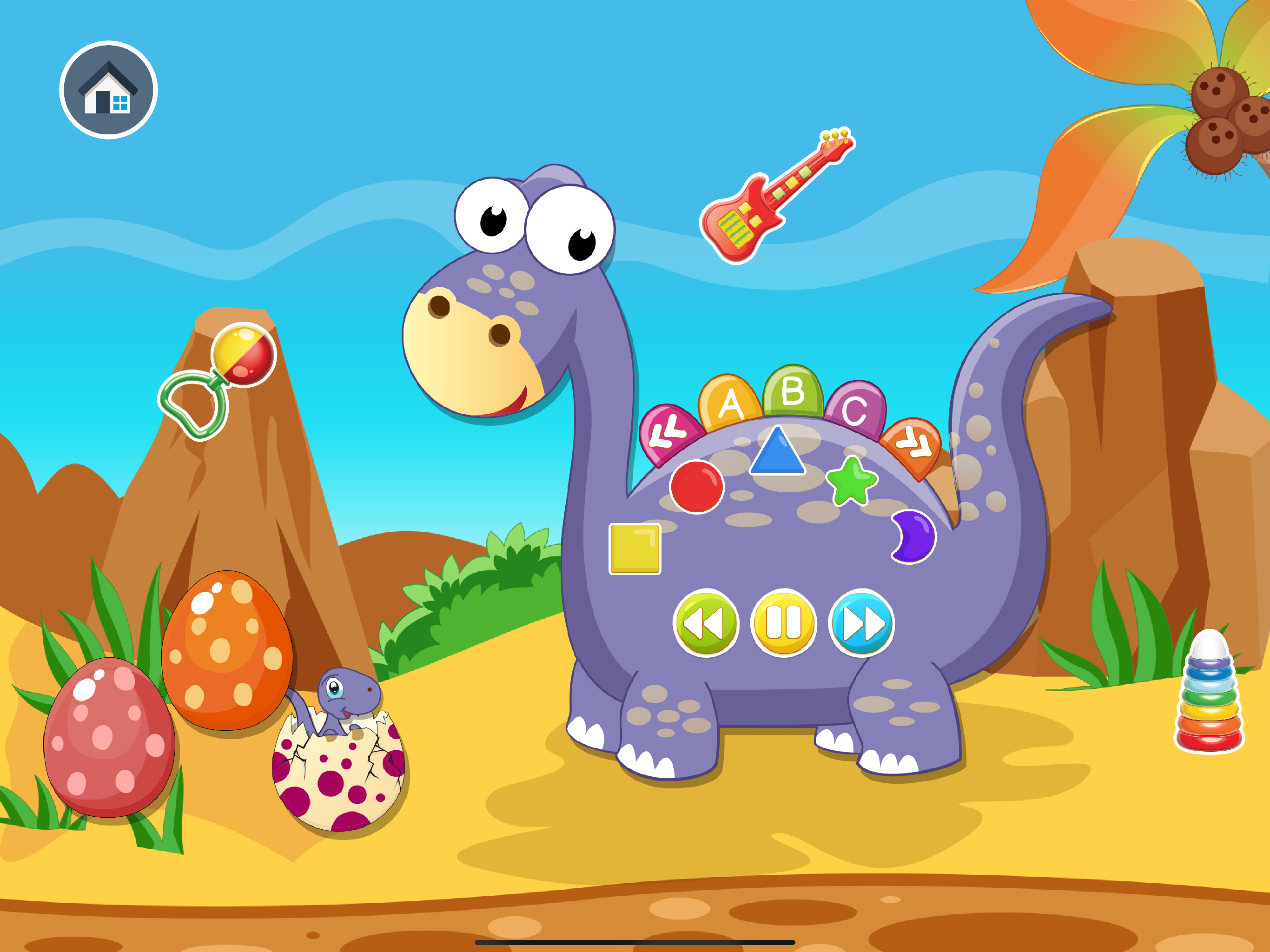 Baby Dinosaur With Top Rhymes
