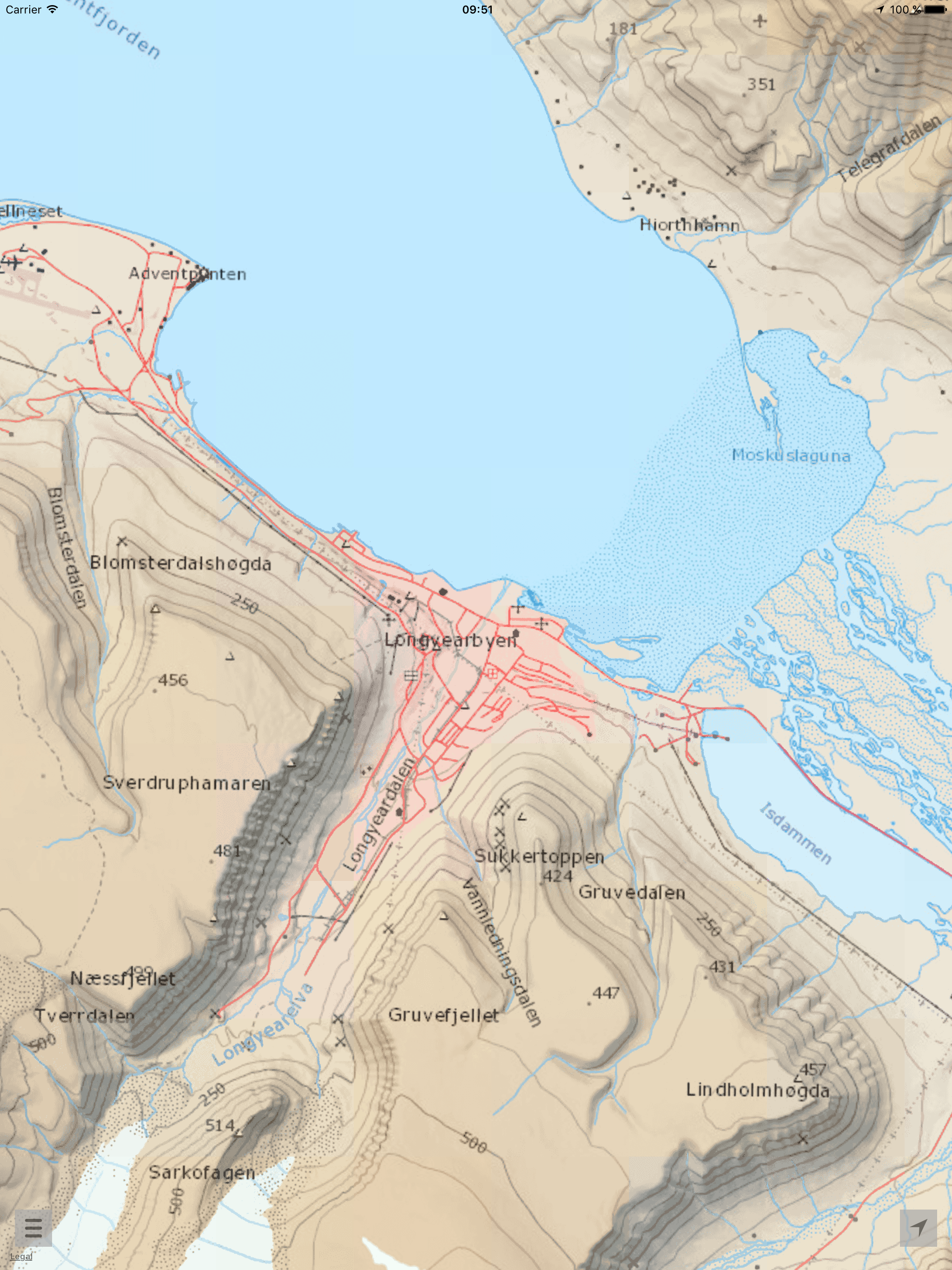 Here & there Svalbard 1:70000