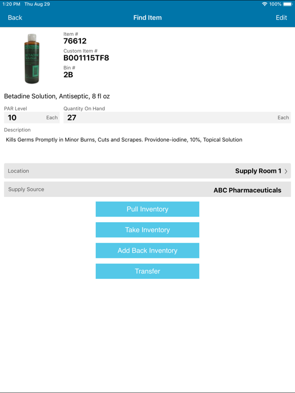 App screenshot