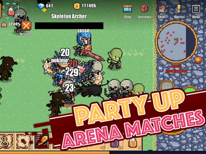 Pixel Knights Online - MMORPG screenshot 12