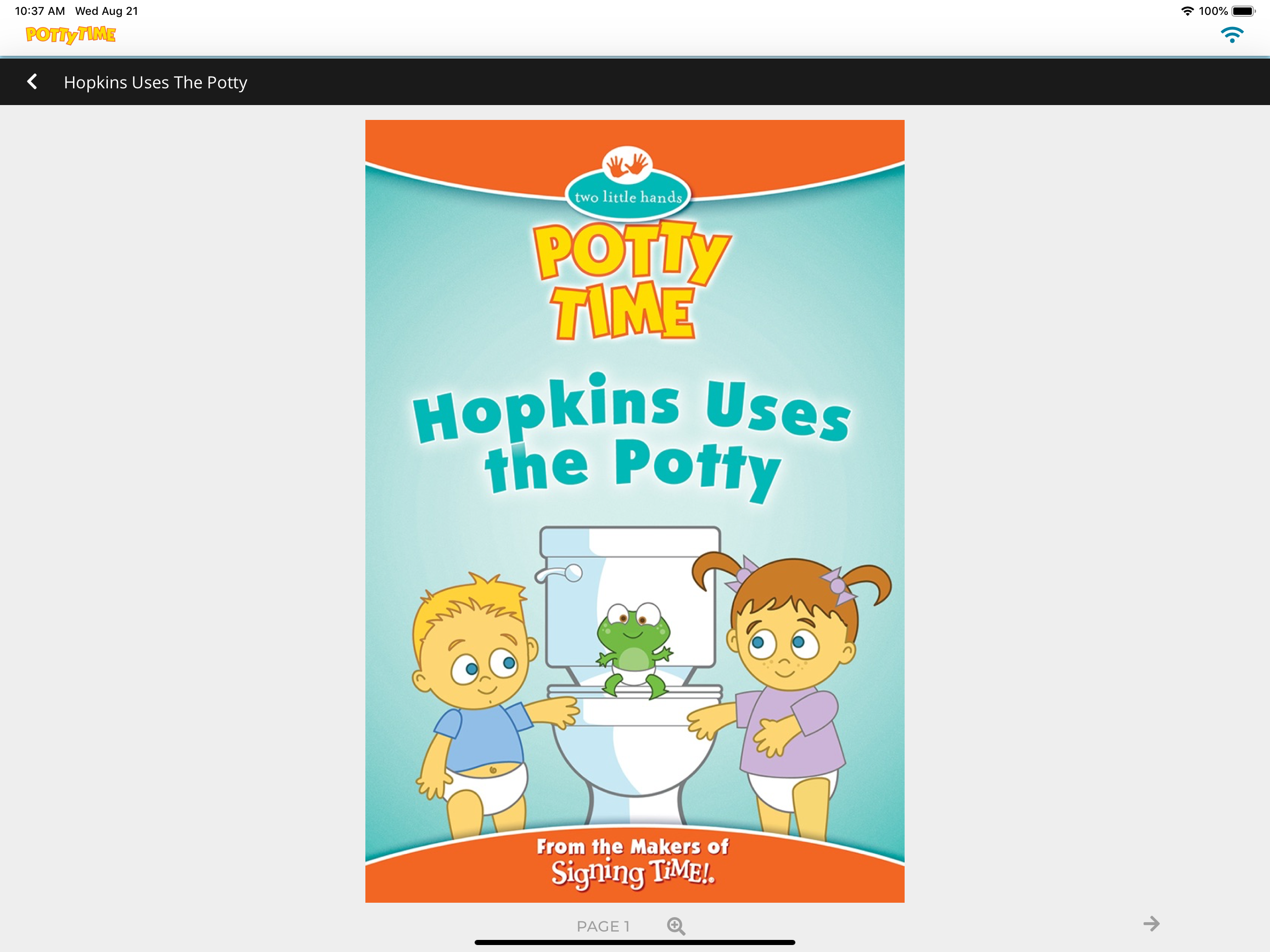 Potty Training Time