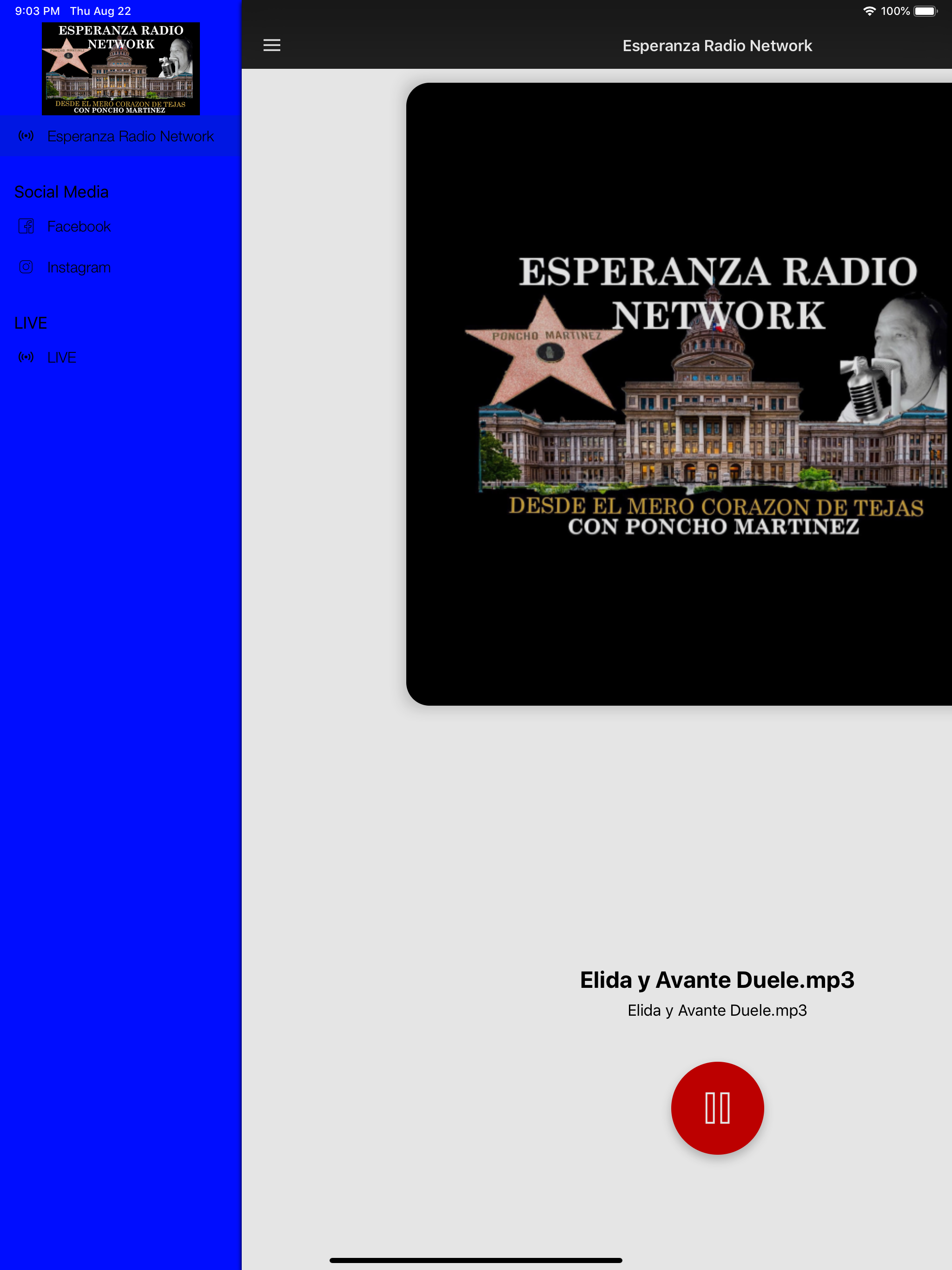 Esperanza Radio Network screenshot 6
