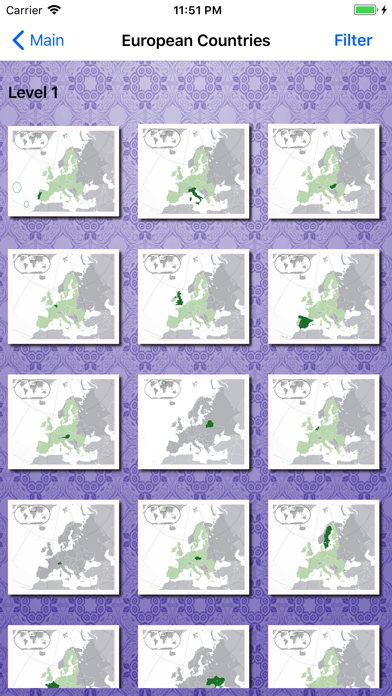 Screenshot #2 pour Countries Quiz: Maps and Flags