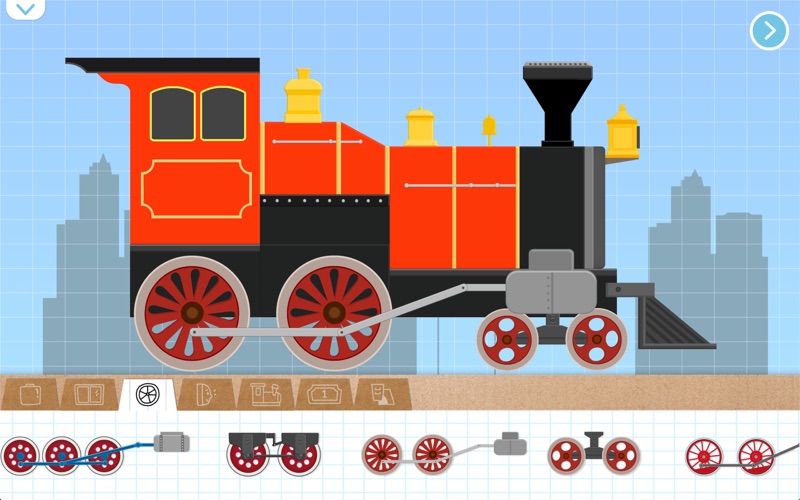 brick train build game 4 kids iphone screenshot 1